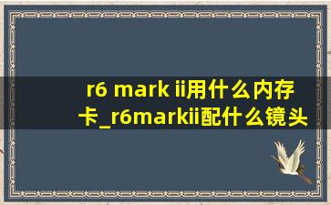 r6 mark ii用什么内存卡_r6markii配什么镜头